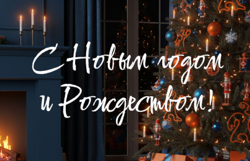 Поздравляем с Новым годом и Рождеством!